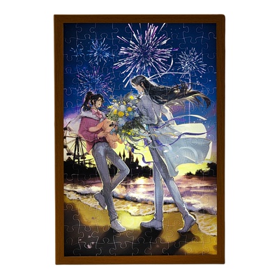 3D-JP魔道祖师动画周边忘羡灯光画拼图氛围diy卧室夜灯摆件UB1009