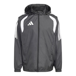 Adidas/阿迪达斯正品TIRO26L WB男士连帽梭织足球运动外套JY9733