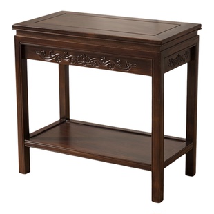 超承重新中式鱼缸架盆景架花架置物架摆件桌盆栽架奇石桌泰山石桌