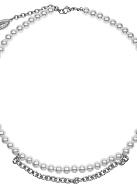 BLACKDEGREE钛钢珍珠男女项链