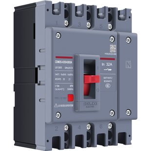 德力西三相四线4P空开CDM3S-125S/4300A塑壳断路器16A32A100A200A