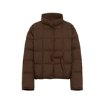 YAYA鸭鸭2025秋冬季新款羽绒服女士保暖短款极简休闲百搭立领外套