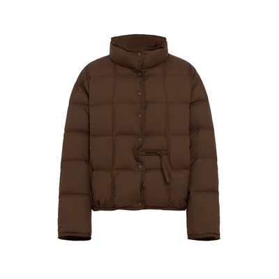 YAYA鸭鸭2025秋冬季新款羽绒服女士保暖短款极简休闲百搭立领外套