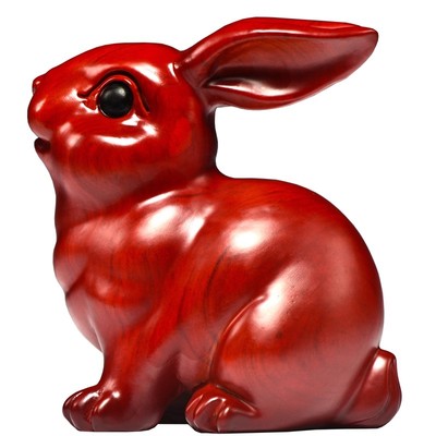 客厅摆件实木祝福新古典