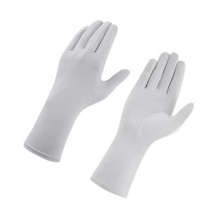 迪卡侬手套防晒女男钓鱼开车防紫外线骑行透气防滑透气冰袖OVFI