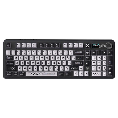 黑爵AK980印花集电竞游戏键盘