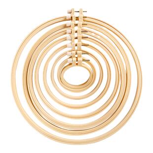 塑料绣绷仿竹色刺绣绣绷绣花绷子 手工刺绣架撑子绣圈十字绣框架