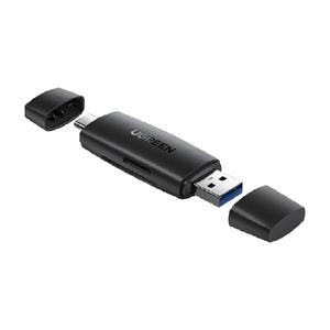 绿联读卡器相机sd卡tf卡二合一万能usb3.0高速适用苹果15iphone16