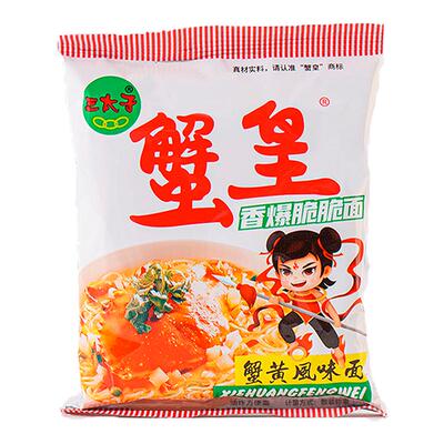 三太子蟹黄干脆面28克20包整箱装