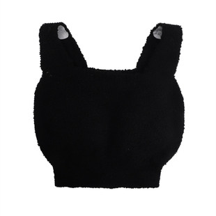 JoyceBra秋冬毛茸茸加厚保暖背心式文胸免穿一体女无钢圈舒适内衣