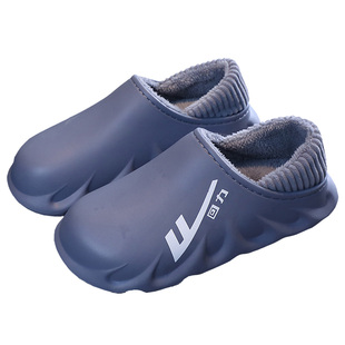 回力防水棉拖鞋男士秋冬季室内居家踩屎感保暖防滑厚底棉拖女款冬