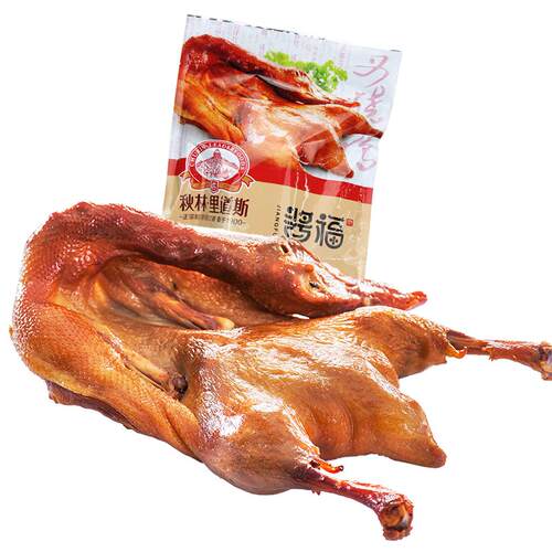 秋林里道斯 酱福叉烧鸭655g/袋五香板鸭烤鸭卤味熟食鸭