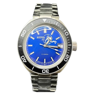 自动机械军表男夜光防震200米防水陶瓷圈耐用精钢游罗斯VOSTOK