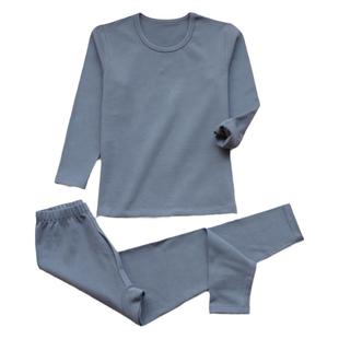 儿童舒绒内衣套装青少年中腰大男童加厚纯棉保暖秋衣秋裤小孩睡衣