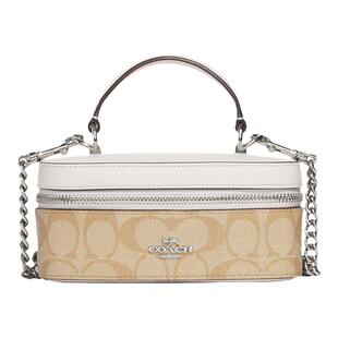 COACH/蔻驰女士手拎包斜挎包盒子包便当包化妆盒