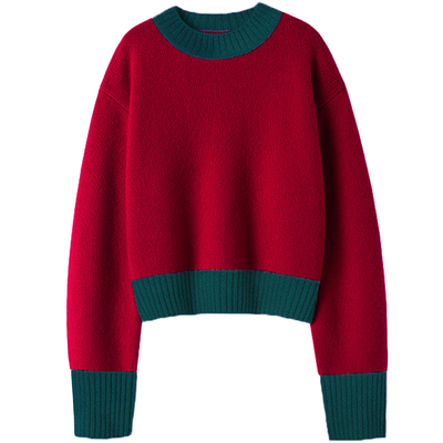 启超官方高端100%纯山羊绒衫