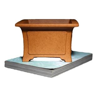 奎面飘口四方形精品紫砂花盆唯珍手工小盆景盆栽多肉菖蒲树桩松柏