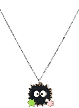 SIZEE宫崎骏煤球INS嘻哈项链