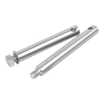 304/201不锈钢内外牙插销圆棒食品输送支撑螺柱连接杆大C护栏支架
