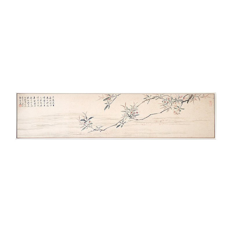沙新中式风卧室沙发背景墙床头画
