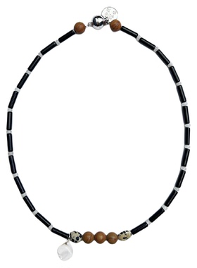 边顶纯手工串珠项链白玛祈福项链民族风时尚穿搭配饰