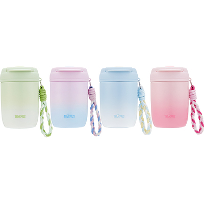 膳魔师316L不锈钢双饮保温咖啡杯