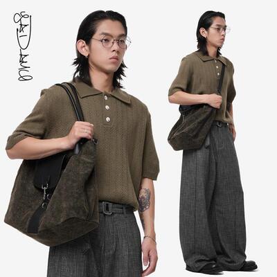 黑田矢卫「砺锁」原创帆布托特包男女生小众高级感通勤单肩斜挎包