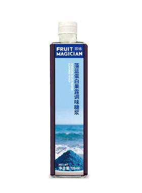 嘉沃藻蓝蛋白果露糖浆奶茶咖啡调酒酒吧专用商用饮料自制饮品原料