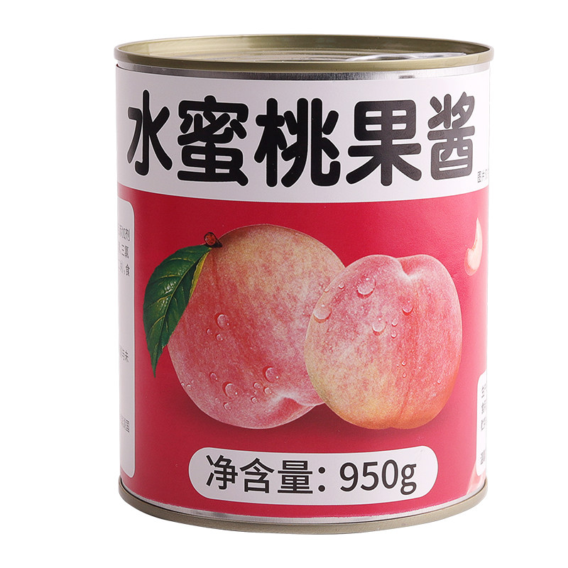 蜜桃果酱含果肉蜜桃四季春专用