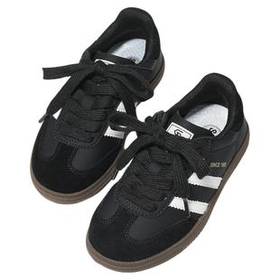 星期六儿童德训鞋2025秋季新款女童运动鞋男童中大童休闲鞋阿甘鞋