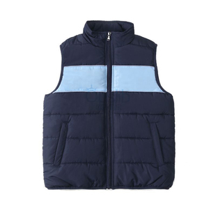 珠海金湾区小学冬季校服运动套装棉马甲保暖加棉加厚统一校服定制