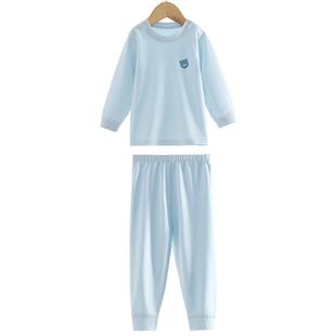 贝肽斯[胎脂皮]儿童秋衣秋裤宝宝秋衣套装中大童保暖内衣加厚睡衣