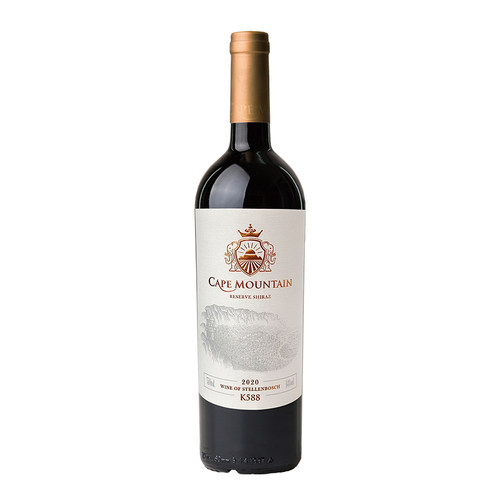 开普山CAPE MOUNTAIN K588原瓶进口红酒 西拉干红葡萄酒半甜750ml
