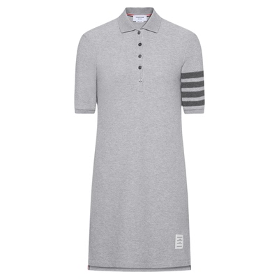 [3期免息]THOM BROWNE 女士2026新品珠地布四条纹 POLO 连衣裙