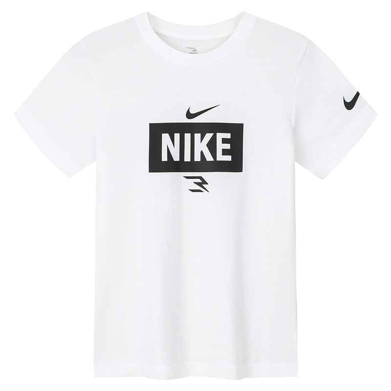 Nike 3brand儿童套装男童短袖T恤短裤五分裤子两件套夏季透气夏装