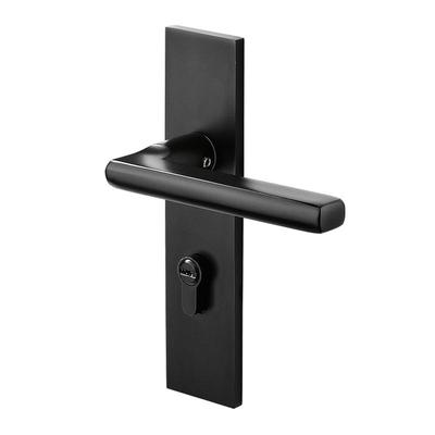 黑色门锁家用卧室磁吸静音