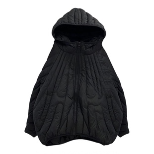 2025新款冬季保暖连帽羽绒服男女童时尚百搭米白色外套冬装