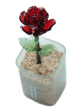 淄博琉璃向日葵仿真花摆件家居桌面装饰玻璃插花假花束礼物高级