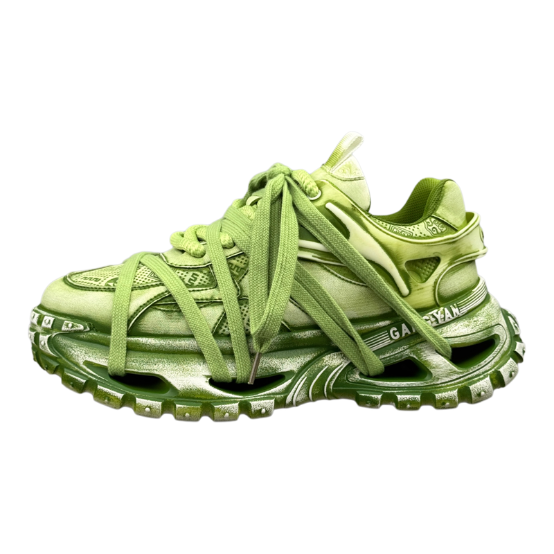 复古擦色老爹鞋男2025秋季新款超火做旧男鞋厚底内增高运动休闲鞋