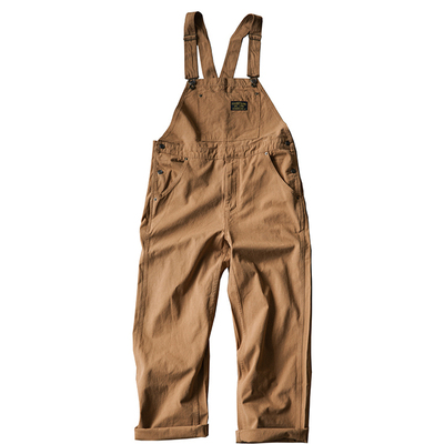 美式复古宽松吊带裤长裤男