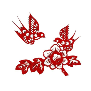 新中式国风红色喜鹊剪纸发夹新年喜庆复古头饰新娘结婚敬酒服发饰