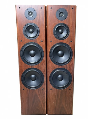 三分频双低音hifi无源木质音箱