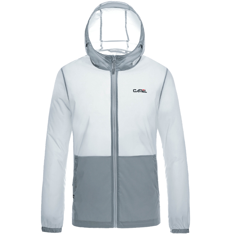 骆驼户外男士防晒服夏季防紫外线轻薄款透气长袖大码皮肤衣外套男