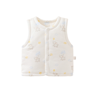 【撤柜专区】品牌专柜  婴儿马甲秋冬款新生儿180g棉背心男女宝宝