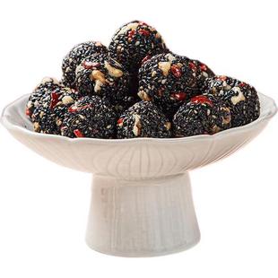 五珍黑芝麻丸球核桃仁桑葚软糕小吃孕妇休闲零食正品官方旗舰店