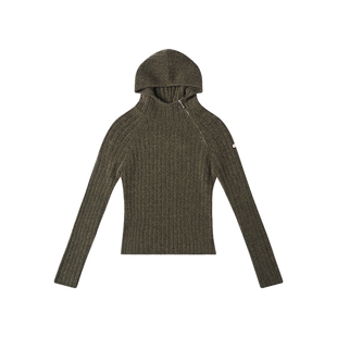 COMMXN·漫步针织连帽衫休闲简约宽松百搭毛衣2025秋季新款女装