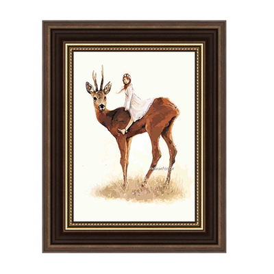 婚纱相框画框墨创艺十字绣裱框