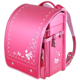 【自营】Coulomb/库仑书包小学生日本儿童背幼儿园书包护脊蝴蝶结