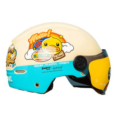 坦克T598小黄鸭联名电瓶车头盔