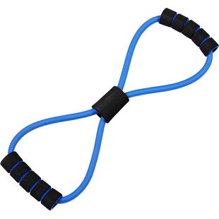 八字拉力器女练背神器8字拉力绳开肩背肩颈锻炼背部后背拉伸带男